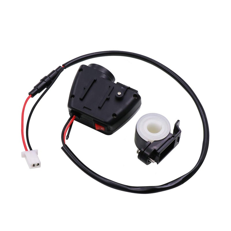 Timloon Waterproof Motorcycle 5V 3.1A Dual USB Charger & Voltage Temperature Display Voltmeter for 7/8 and 1" Handlebar Mounting - Image 4